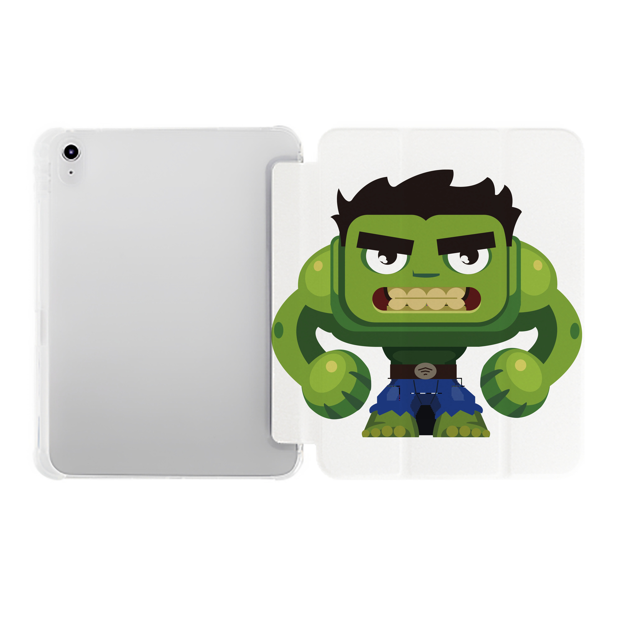 （画像用） アベンジャーズ The Avengers IPad ケース ペン収納付き 三つ折りスタンド PUレザー×シリコン 対応機種9.5/10.5/10.9インチ
